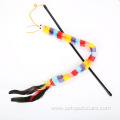 snake cat stick plastic pole cat teaser